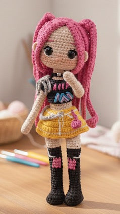 Amigurumis Gerreras Kpop (Kpop Demon Hunters)